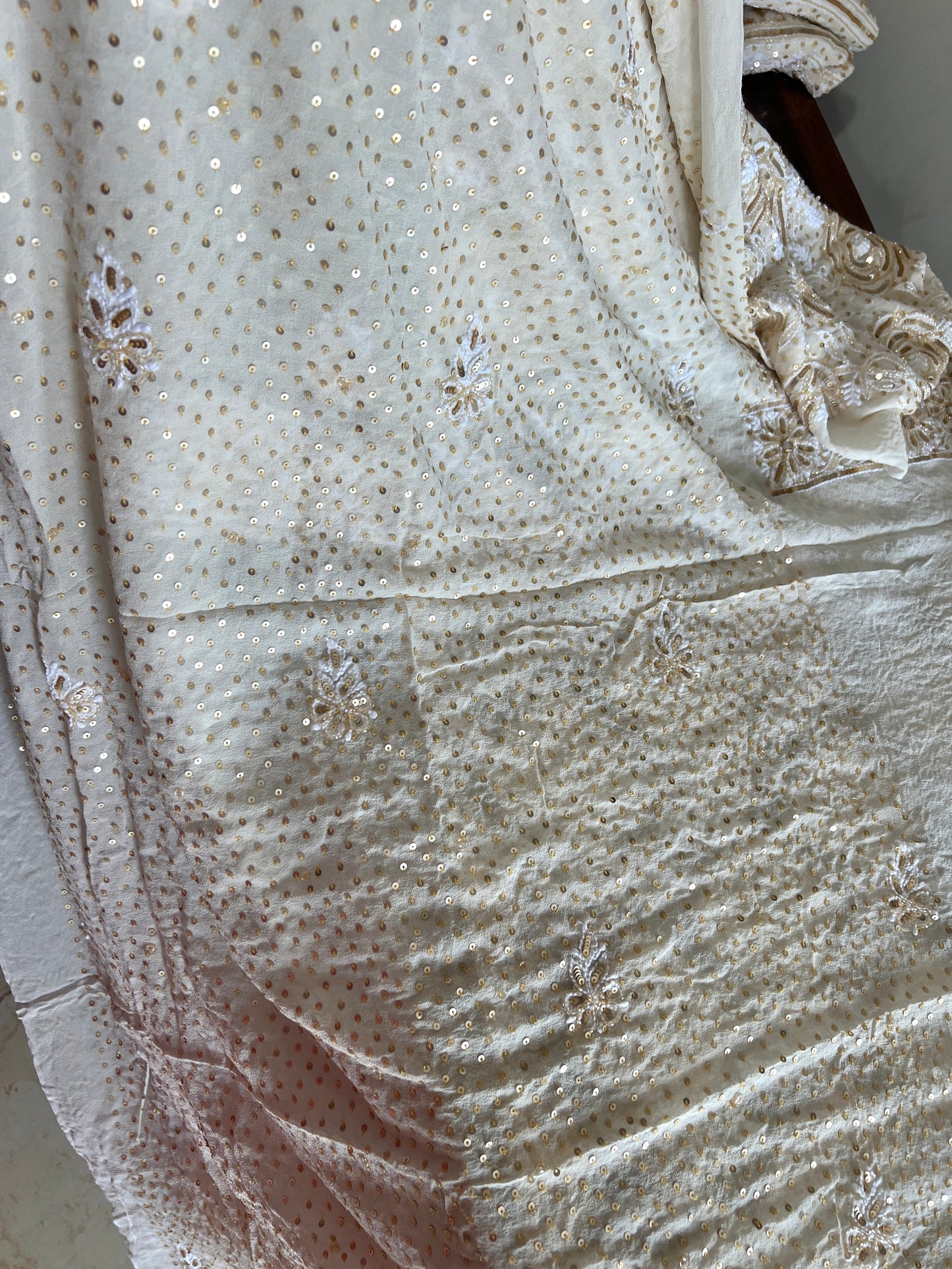 Masterpiece Gulaab Chikankari Sequins Wedding Lehenga
