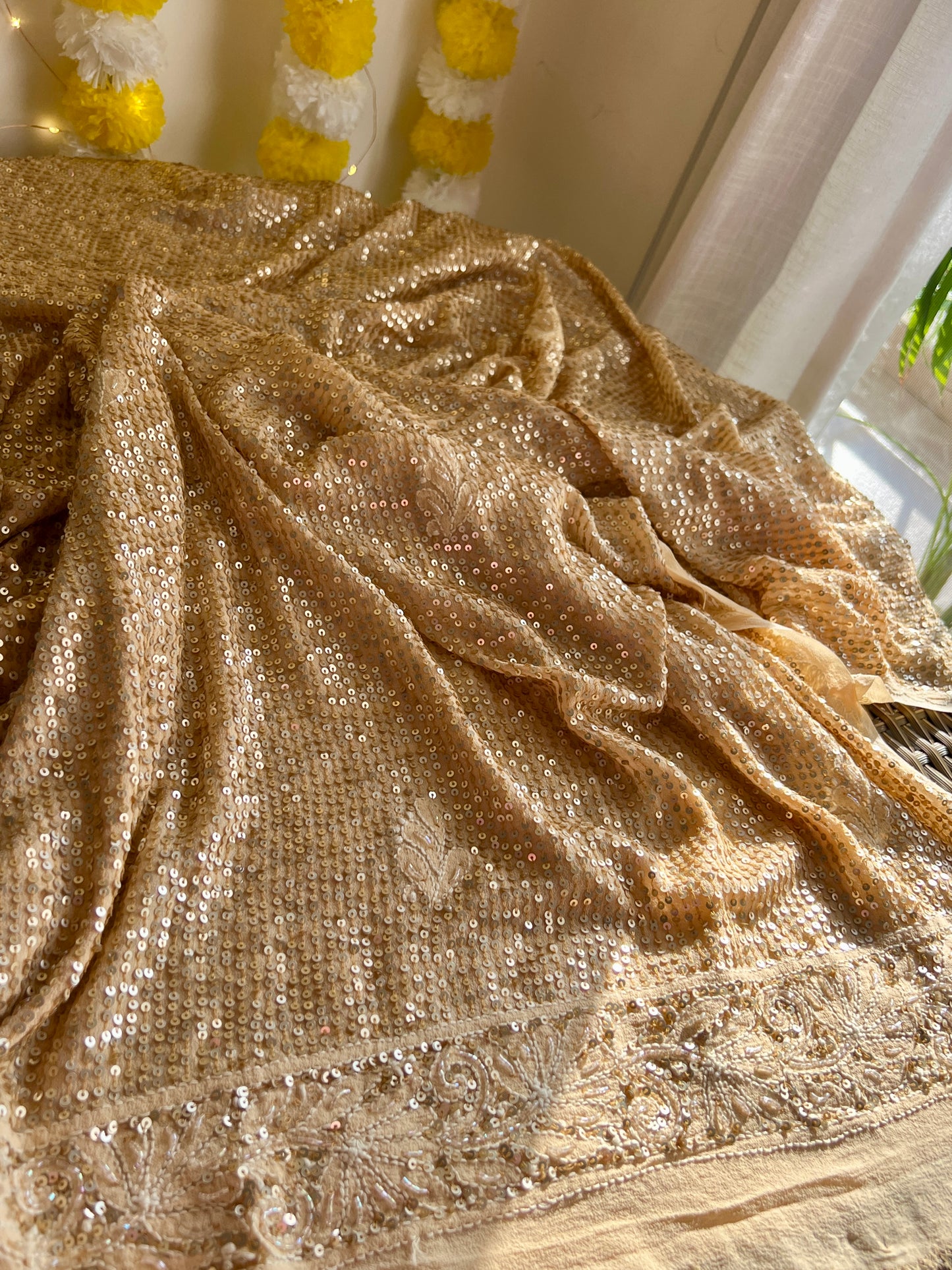 Ruhani Golden Luxurious Wedding Anarkali