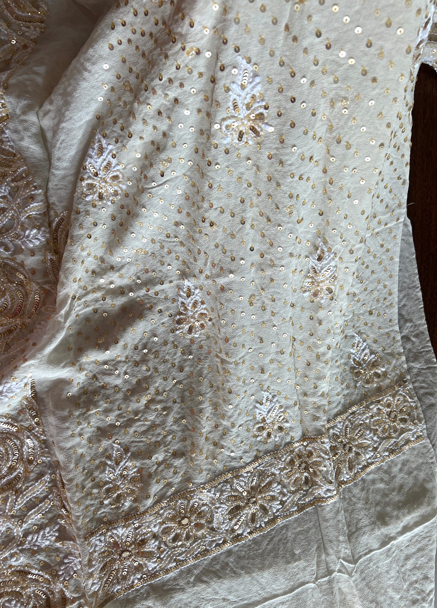 Masterpiece Gulaab Chikankari Sequins Wedding Lehenga