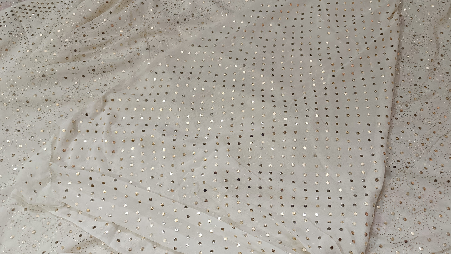 Ruhani Allover Heavy Mukaish Pure Georgette Saree