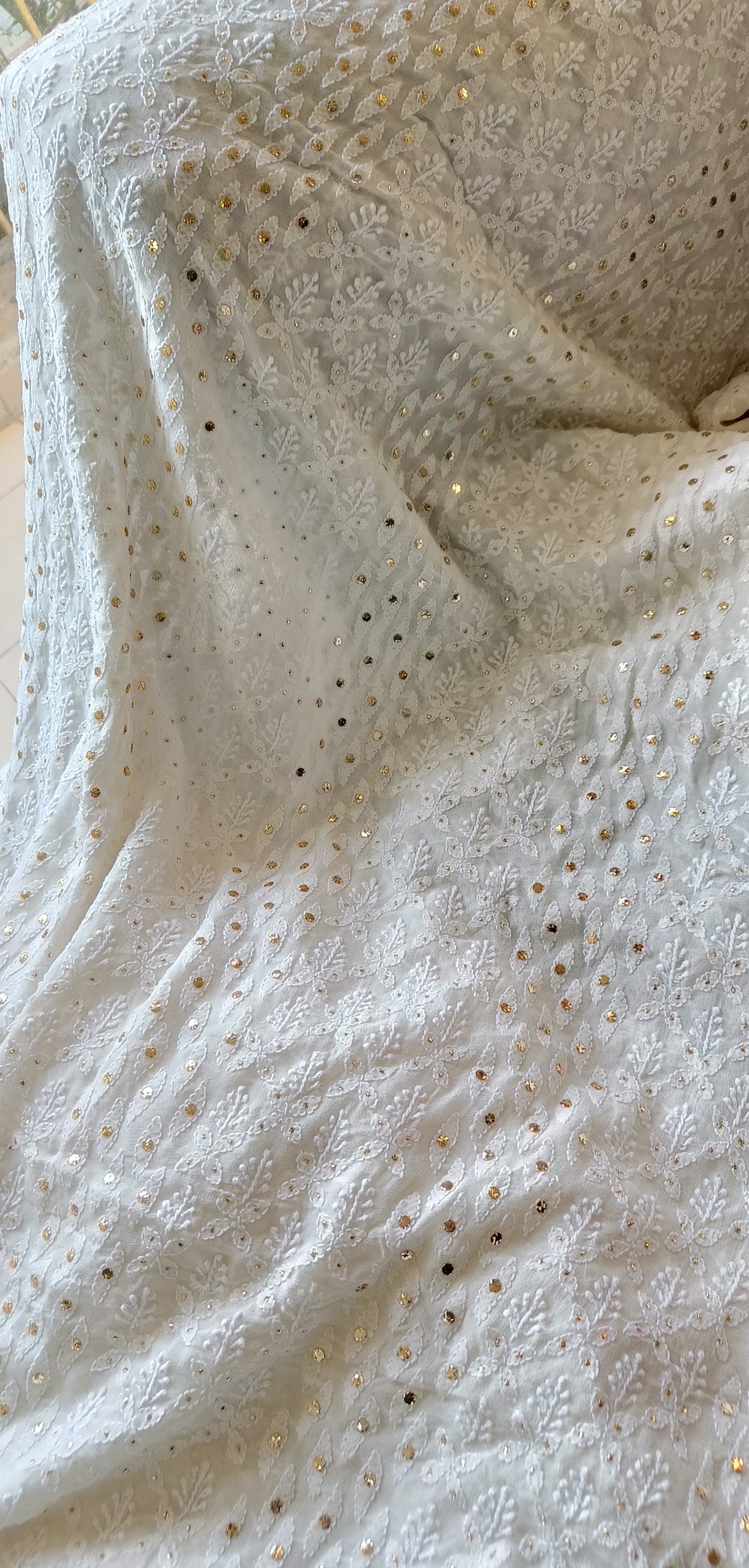 Ruhani Chikankari and Mukaish Sherwani for Men