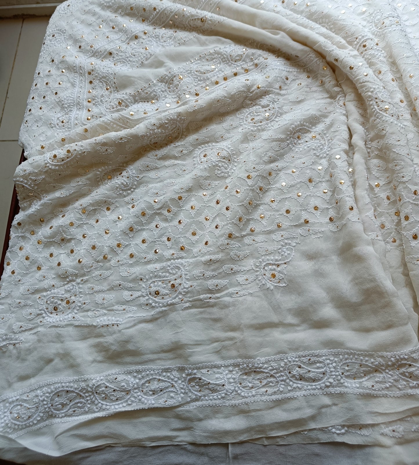 Ruhani Chikankari and Mukaish Kurta for Men