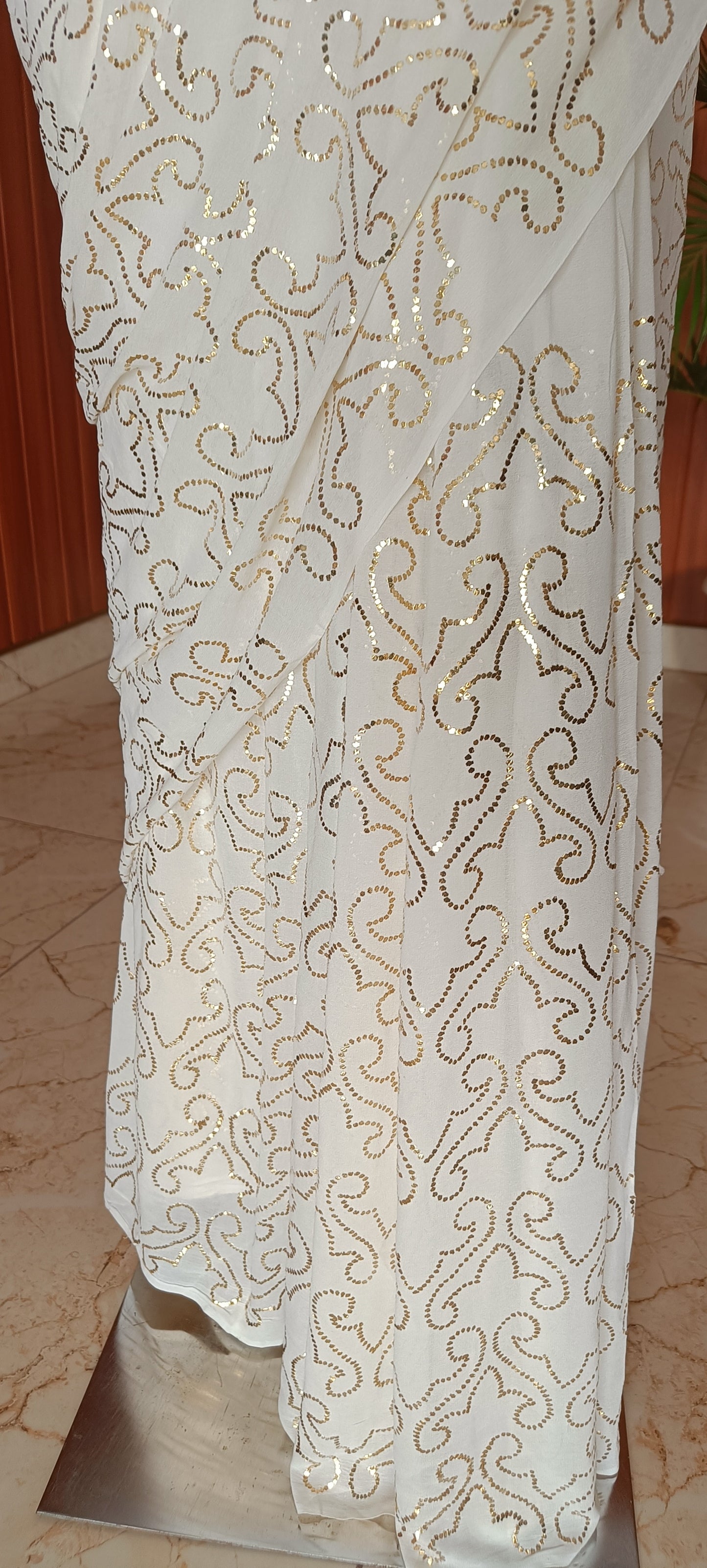 Ruhani Allover Finest Mukaish Pure Georgette Saree