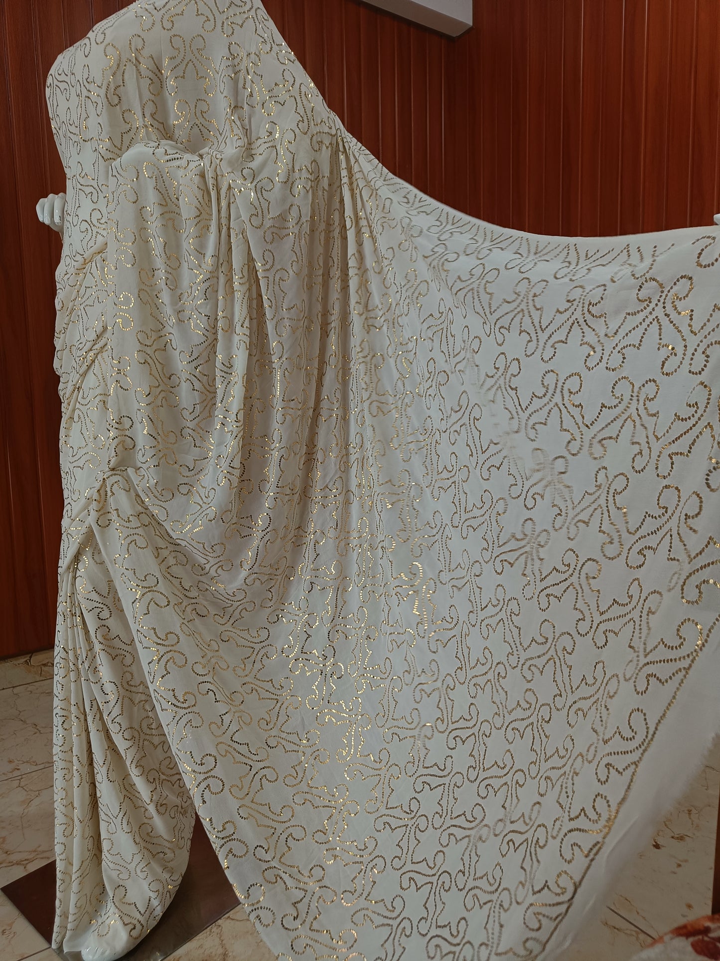 Ruhani Allover Finest Mukaish Pure Georgette Saree