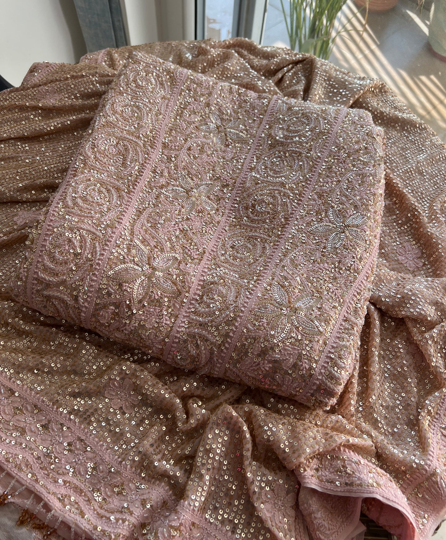 Ruhani Dusty Pink Luxurious Wedding Anarkali