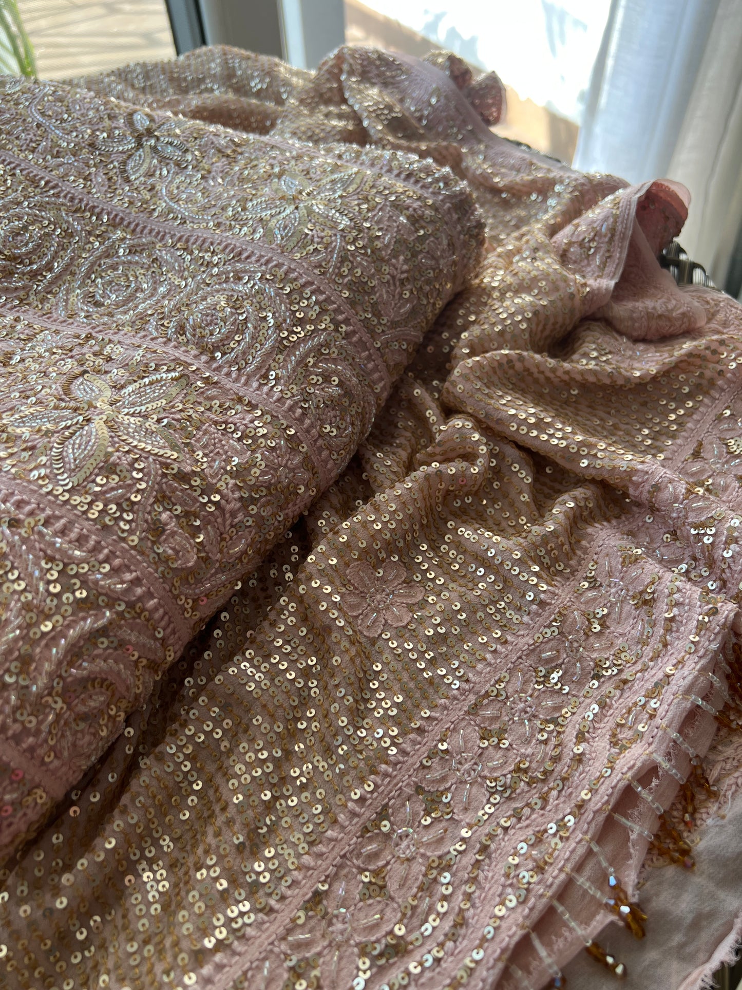 Ruhani Dusty Pink Luxurious Wedding Anarkali