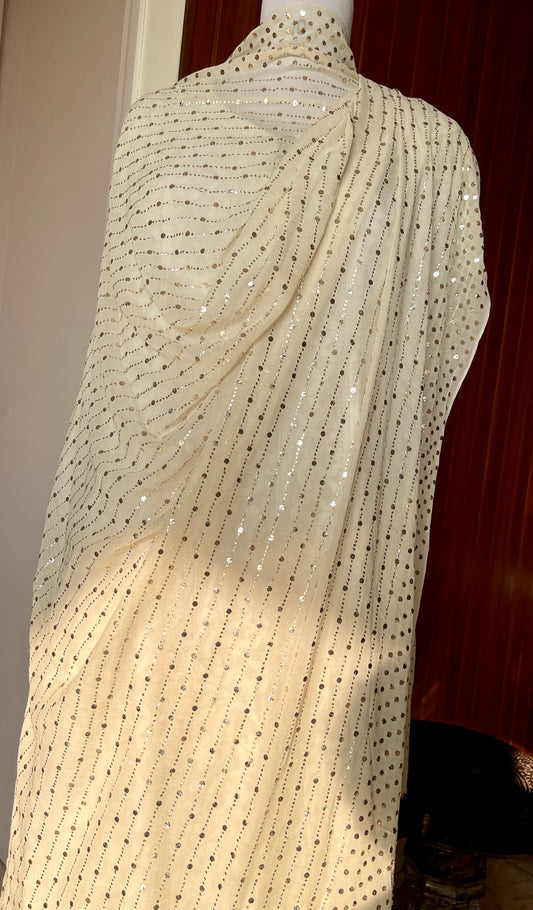 Ruhani Allover Heavy Mukaish Pure Georgette Dupatta