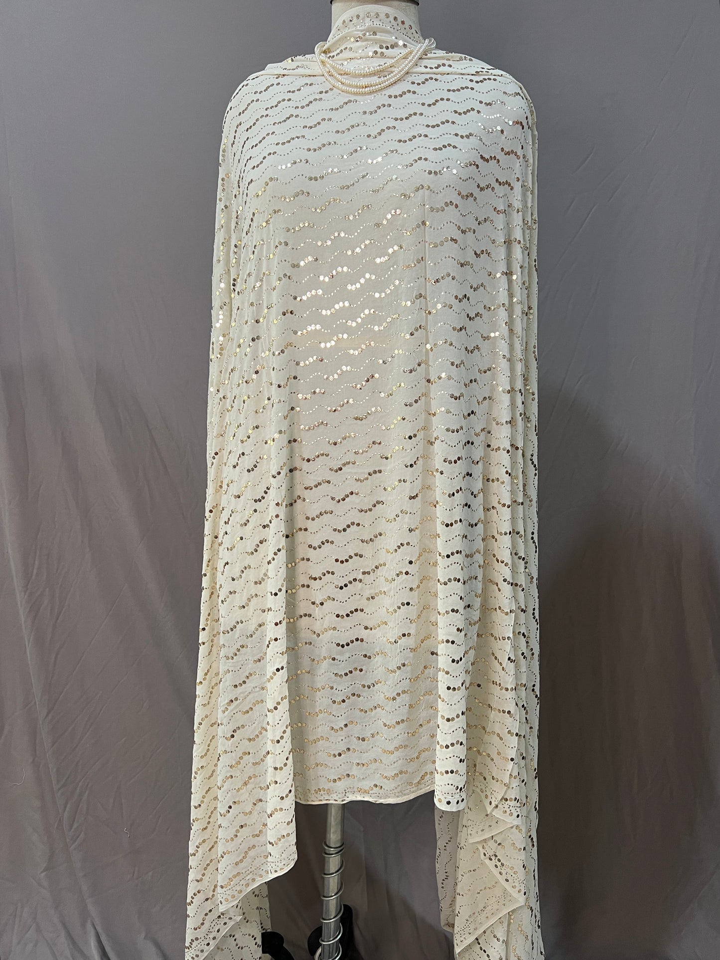 Ruhani Allover Heavy Badla and Mukaish Wedding Dupatta