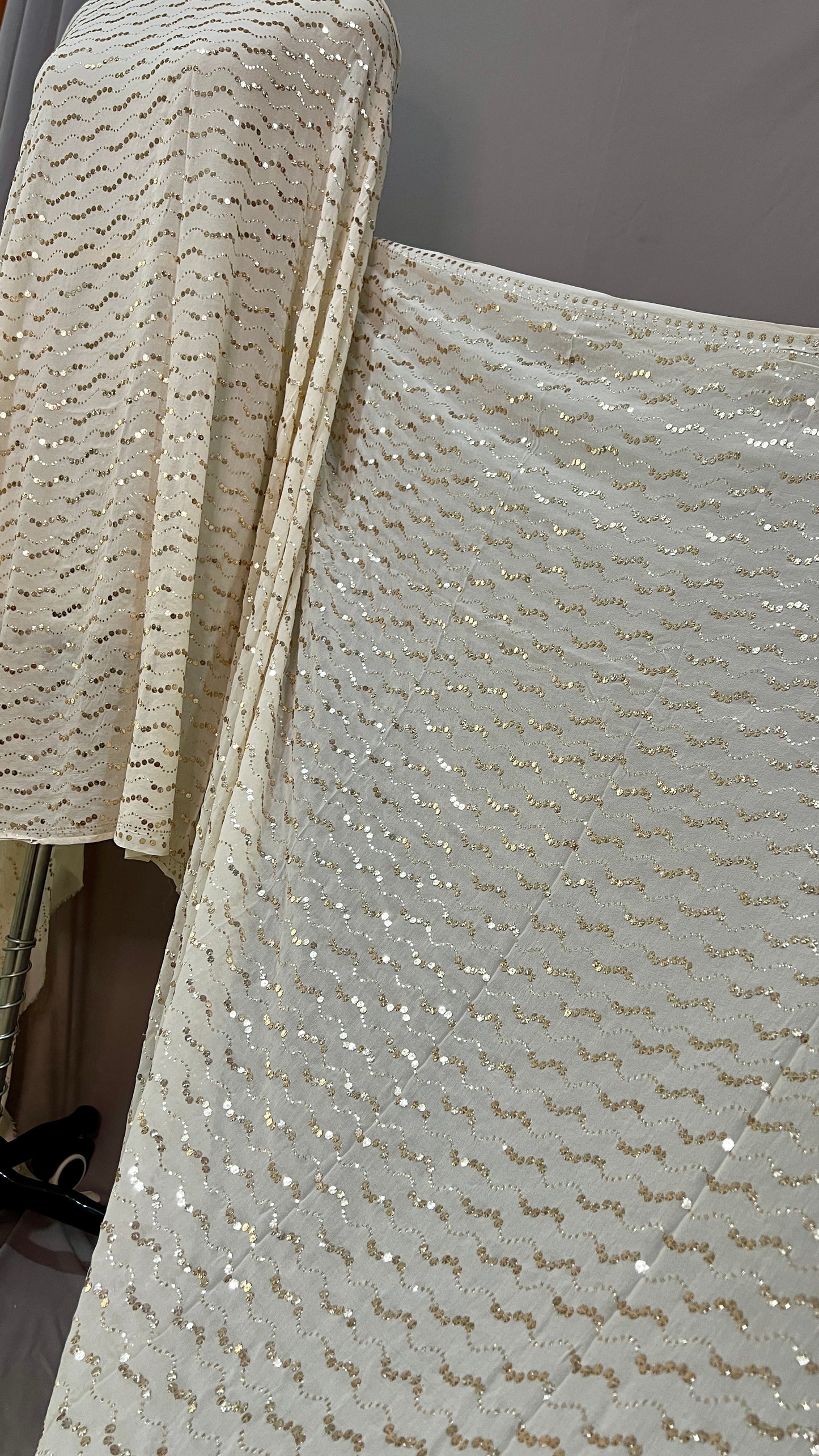 Ruhani Allover Heavy Badla and Mukaish Wedding Dupatta
