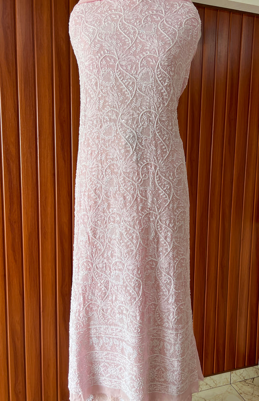 Suhaan Chikankari pearl sequins cut Dana work kurta and dupatta