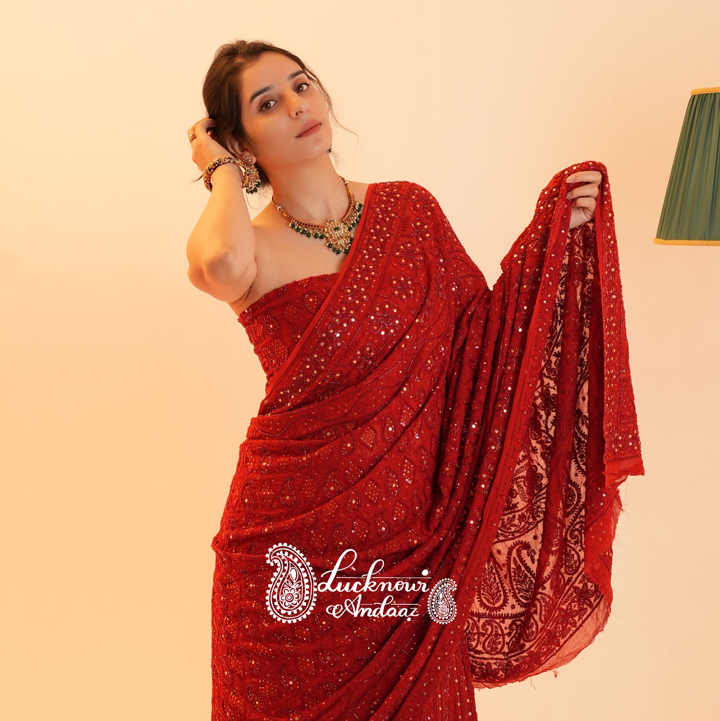 Ruhani Red Exclusive Wedding Lehenga